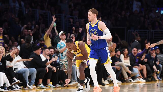 迪文琴佐vs湖人集锦 全场16分4篮板和库里成为球队唯二得分上双的球员