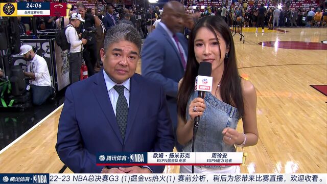 赛前采访欧姆-扬米苏克：对于掘金来说迈阿密是新的开始 这场比赛充满信心