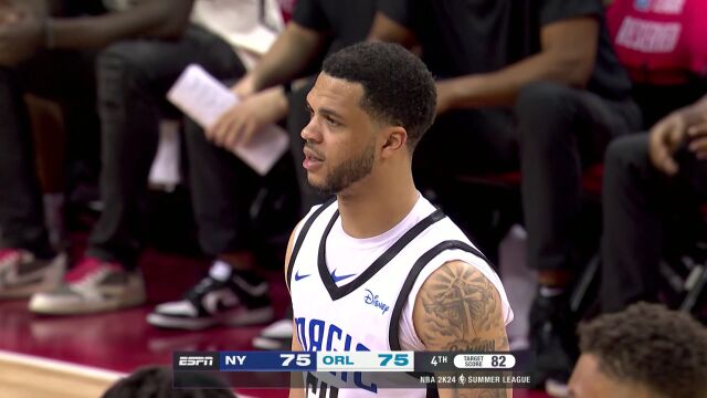 NBA夏季联赛：尼克斯vs魔术 加时赛中文解说回放