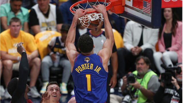 热火vs掘金五佳球 小波特旱地拔葱完成逆天补扣