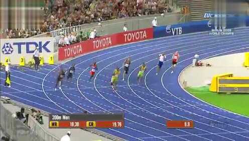 黑色闪电博尔特200m世界纪录19.19s