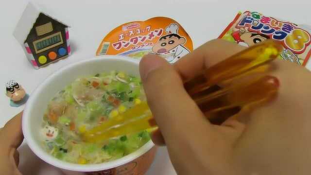 Crayon Shinchan Wonton Ramen Noodles and Cheeky Drink DIY Candy