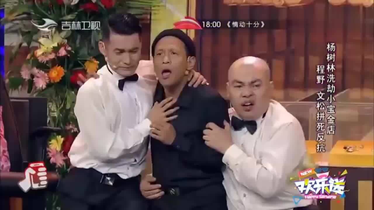杨树林抢劫金店宋小宝你跪的挺溜啊文松程野你们挺会配合啊