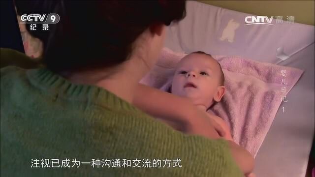 婴儿日记:婴儿学会的第一种语言就是目光注视