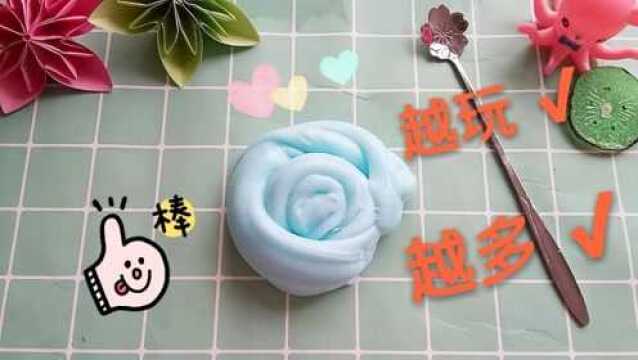 用家里现有的材料做起泡胶,不用愁材料还越玩越多,无硼砂DIY