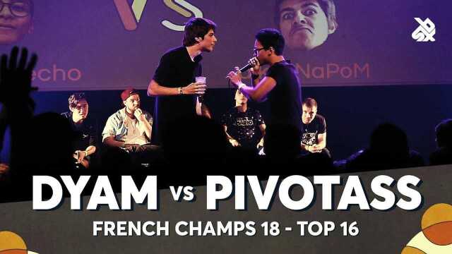 DAYM vs PIVOTASS French Beatbox Championship 2018 Top 16