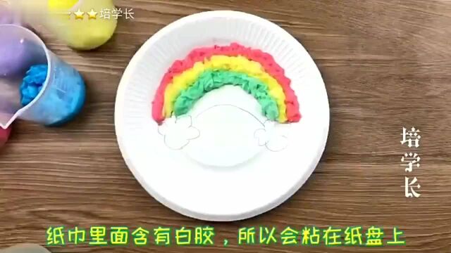 教你用纸巾作画用常见的餐巾纸做的立体“纸巾画”