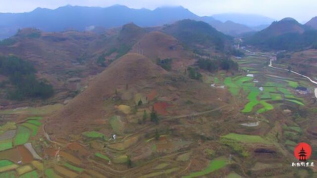 背靠大山龙脉,两山夹一沟,确实是个难得的好风水