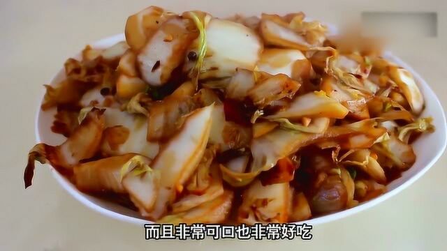 醋熘白菜制作过程,简单方便