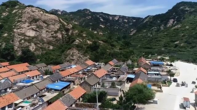 航拍中国:威海乳山市马石山区的夏季风光,用航拍视角感受一下