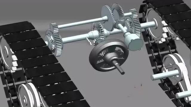 坦克是如何转弯的?直击坦克车传动轴内部构造!