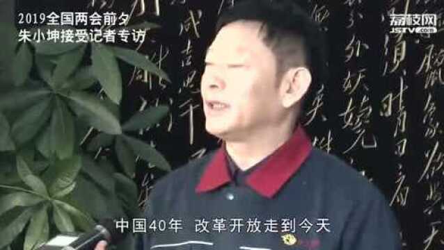 代表委员上会记 朱小坤:做实业剑胆琴心 谋发展志存高远