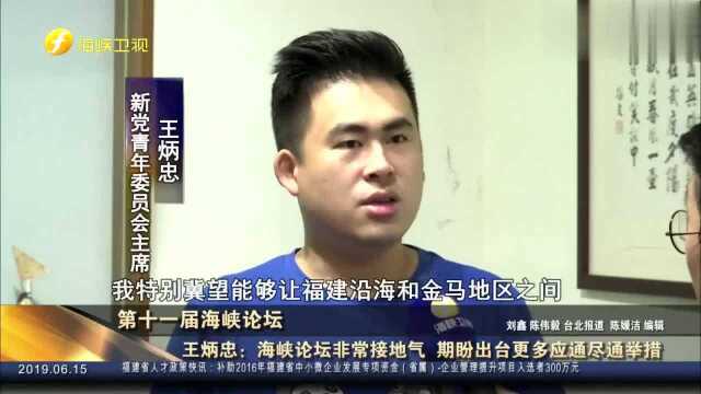 王炳忠:海峡论坛接地气办实事 蔡当局恶意阻扰 无法切断两岸血脉