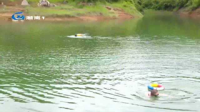 秋风水库管理部门组织开展劝阻野泳专项行动