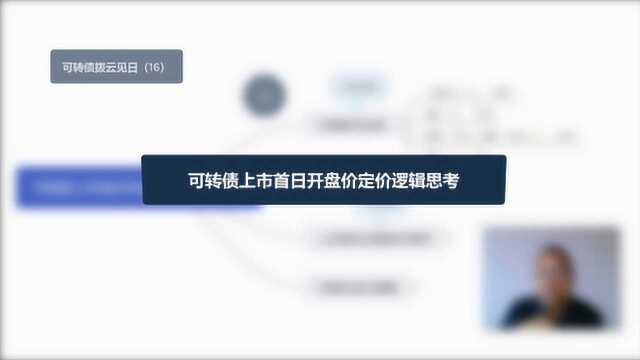 可转债拨云见日16  可转债上市首日开盘价定价逻辑思考