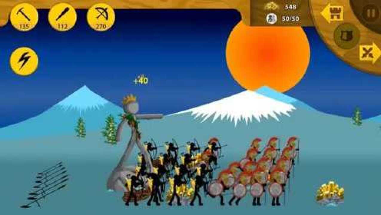 火柴人战争:矛士捣毁雕像_腾讯视频