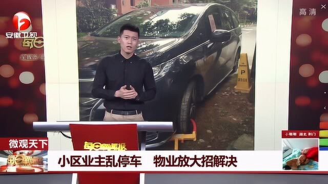 硬核物业!小区业主乱停车 物业放大招解决 有业主直接报警