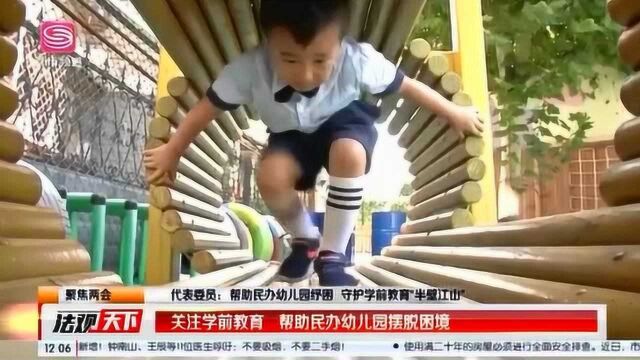 关注学前教育 帮助民办幼儿园摆脱困境