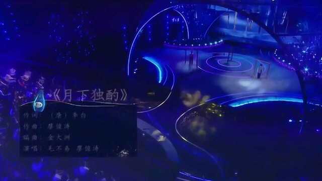 李白《月下独酌》——毛不易