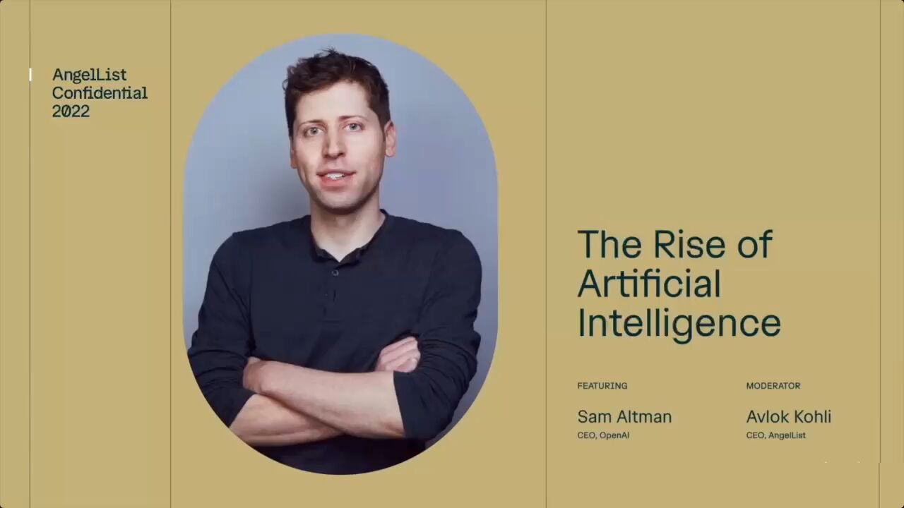 Open AI CEO Sam Altman 谈人工智能崛起:未来十年范式转变