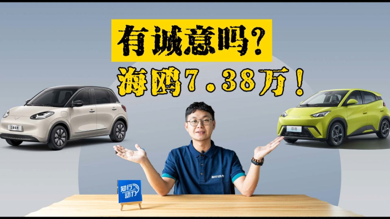 正式价格比预售价低6000元,比亚迪海鸥价格够诚意?