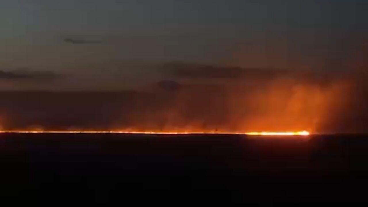 俄蒙境外火蔓延至我国边境 火线顺地平线逼近 防灭火力量全力堵截