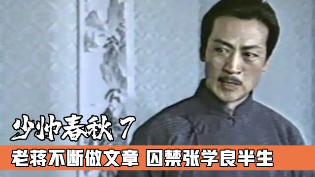 电视剧《少帅春秋》7:老蒋不断做文章,将张学良软禁半生,张学良晚年曾说不后悔去南京