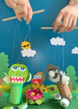 超可爱提线木偶这样做，快来学一下吧