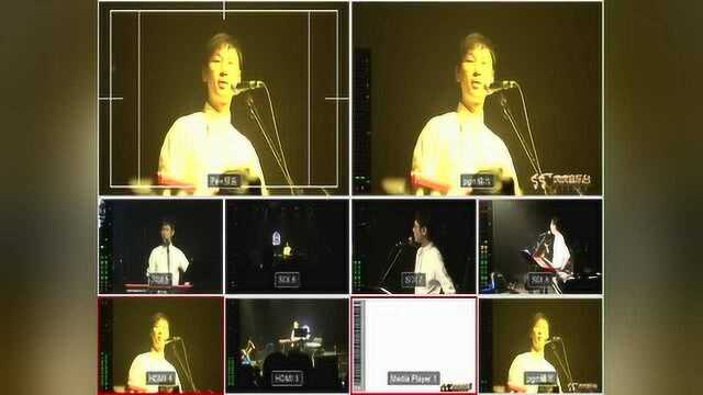 虎虎音乐台制作,导播台分割屏,音乐现场导播素材3