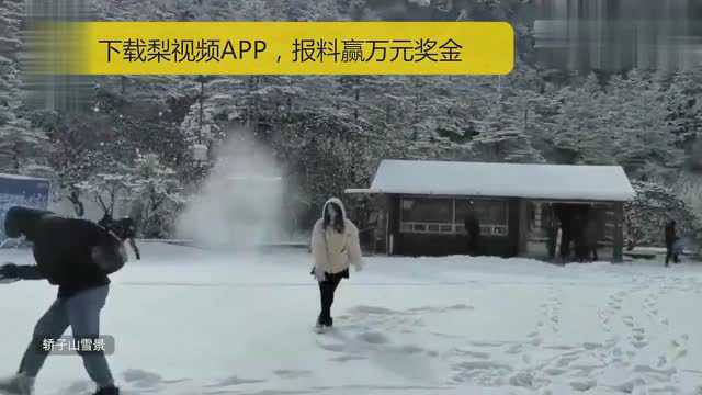 求雪成功!四季如春的昆明下雪了,仅米粒大很可爱