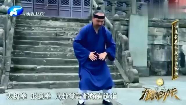 武当田理阳道长展示武当功夫,拳法精妙,“五不传”彰显宗师风范