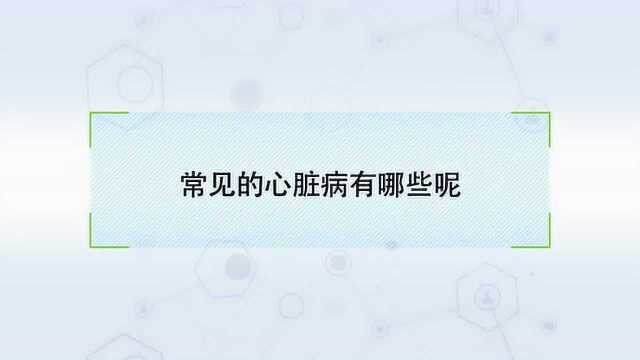 心脏病不是一个病,都有哪些病称为心脏病呢?