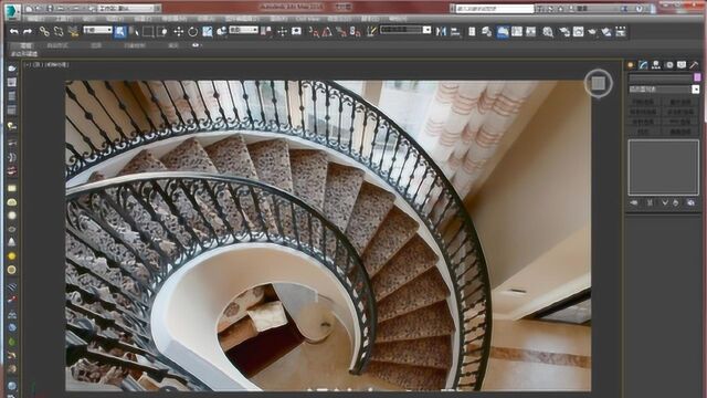 3dmax旋转楼梯的制作,使用间隔工具和倒角剖面就够了?一探究竟