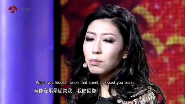 曲婉婷现场演唱英文歌曲,这声音真的是有特色,厉害