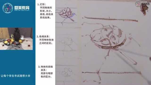 【色彩】局部塑造水果组合1打形