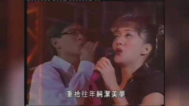 1995年万众同心公益金,刘德华、梅艳芳深情演唱《天各一方》