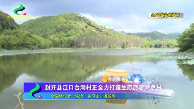 封开县江口台洞村正全力打造生态旅游特色村