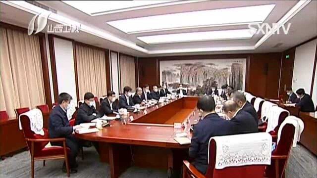 林武与中国铁建董事长汪建平举行工作会谈