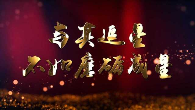 与其追星,不如磨砺成星