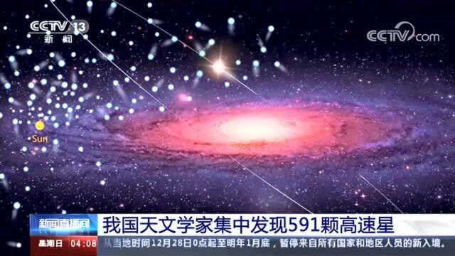 我国天文学家集中发现591颗高速星