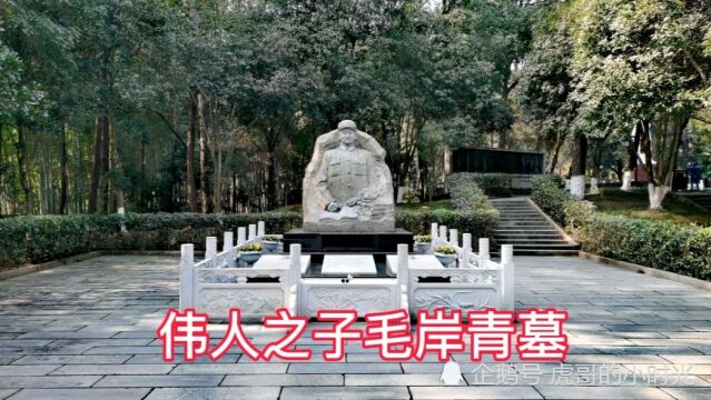 杨开慧烈士陵园,拜谒伟人之子毛岸青墓,和哥哥岸英陪伴母亲左右