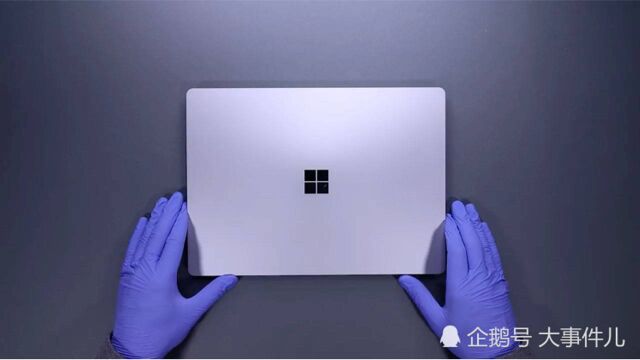 小伙开箱体验Microsoft surface laptop 3