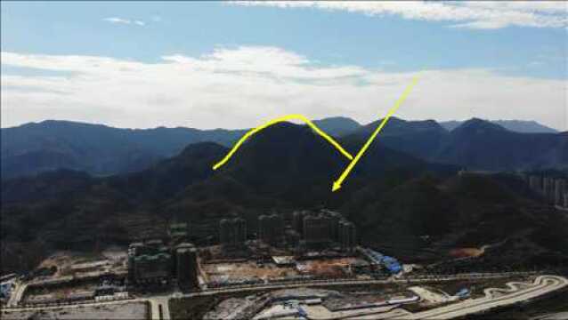 大山脚下,开发商把楼盘建在这里,你觉得风水如何?