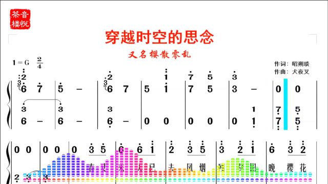 史诗级《穿越时空的思念》,《犬夜叉》主题曲,有声双手简谱