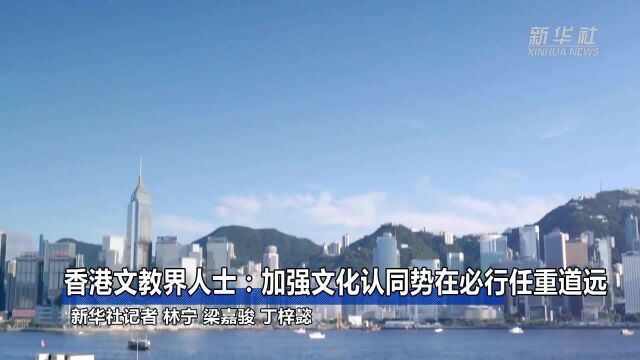 香港文化教育界人士:加强文化认同势在必行任重道远