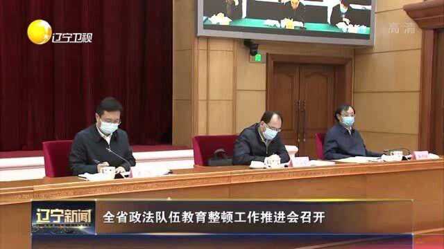 辽宁省政法队伍教育整顿工作推进会召开