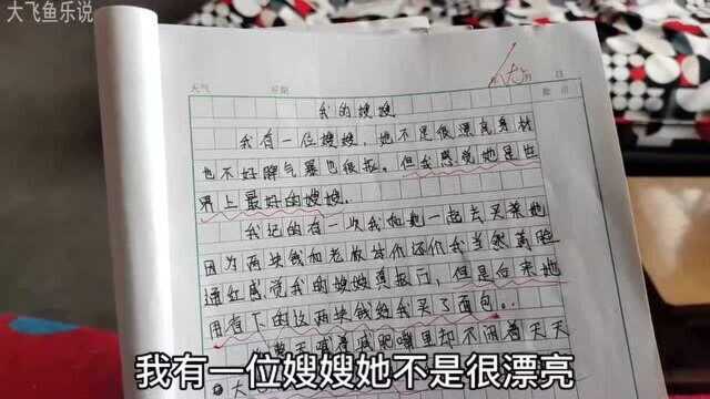 无意间看了小姑子的作文“我的嫂嫂”,全篇都是写嫂子的缺点,很无语!