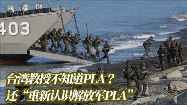 打脸!台湾教授连解放军为什么叫PLA都不知道,还“重新认识PLA”?