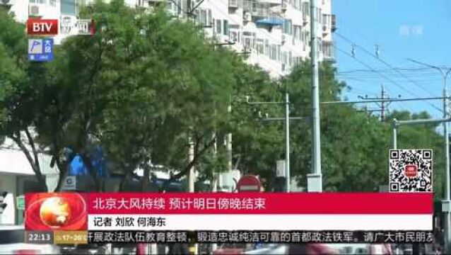 北京市园林绿化部门启动大风应急处置预案