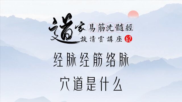 《黄帝内经》里的经脉经筋络脉穴道是什么,谈清云洗髓功62